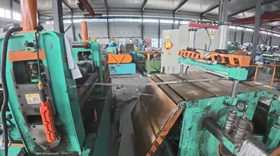 Produktions prozess des Stahlbandes